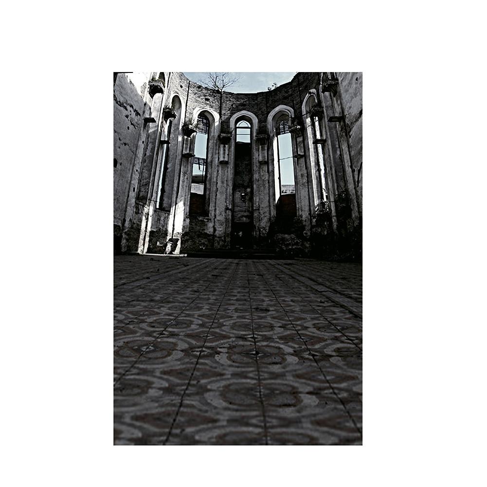 Church Backdrop for Halloween Christmas Party Decor,Photo Booth Studio Props,Home&Event Backgrounds,Wedding Decor