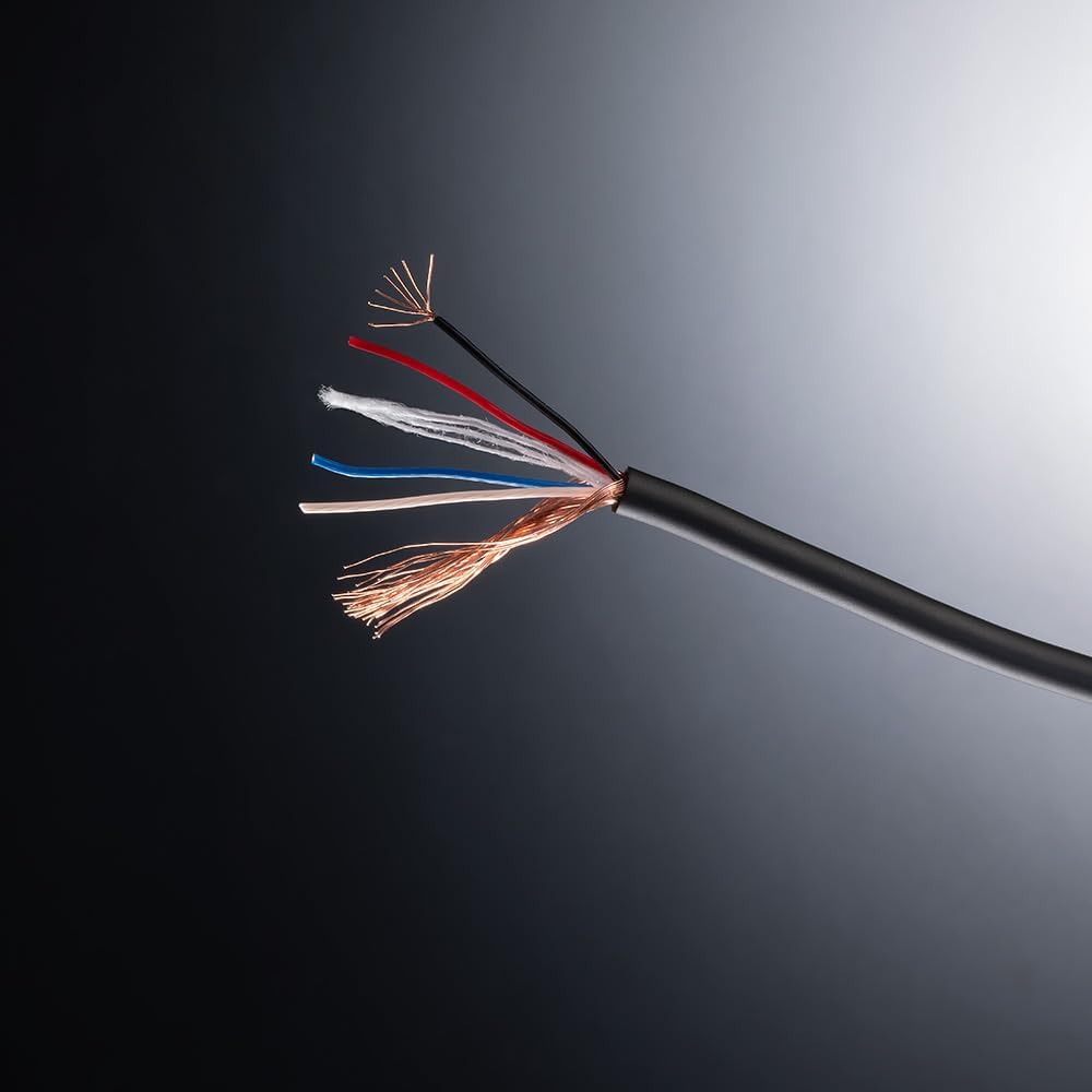 TOP WING FLUX (sold by the meter) ultra-thin 4-core shielded cable (5m)