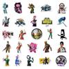 50pcs Fortnite Waterproof Sticker Graffiti Game Character Scooter Gaming Handbooks Computer Ornament Sticker Long Lasting