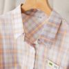 Plaid Shirt Women's Long-sleeved Retro Top Autumn New Pure Cotton Shirt