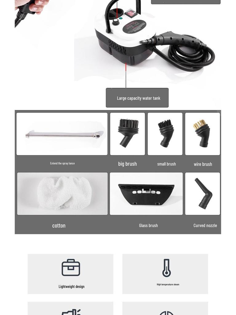 Steam Cleaner for Home: Multi-functional Cleaning for A/C, Range Hood & More