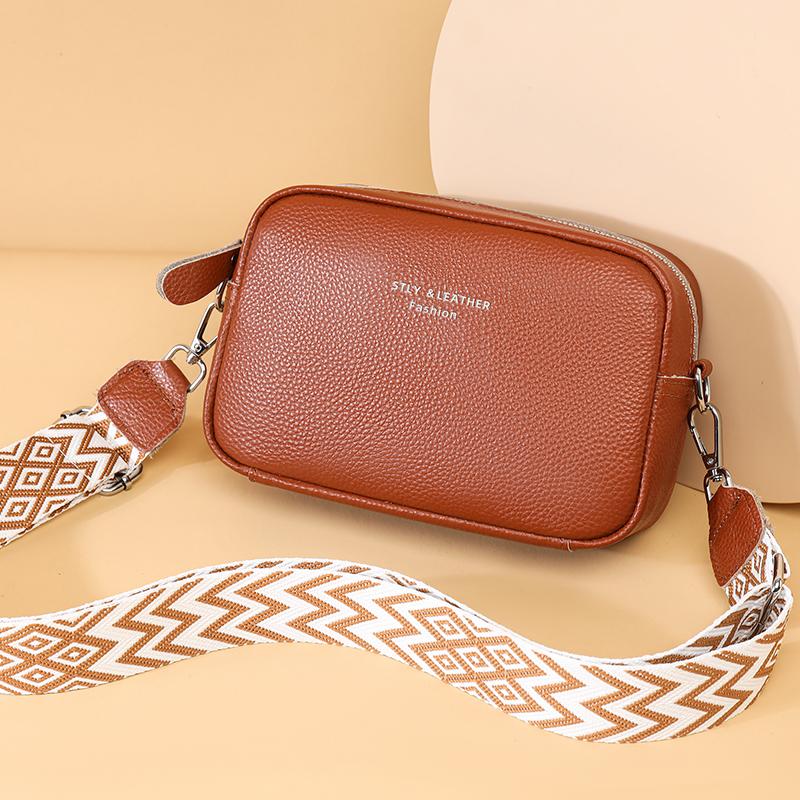 100% Koeienhuid Zacht Leer Aktetas Tas luxueus Klassiek Effen Kleur Eenvoudig Casual Grote Capaciteit Tote Enkele Schouder Handtas