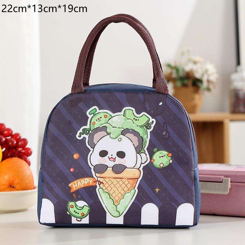 Torba termoizolacyjna na lunch o dużej pojemności - Trwała torba bento z folii aluminiowej dla pracowników biurowych