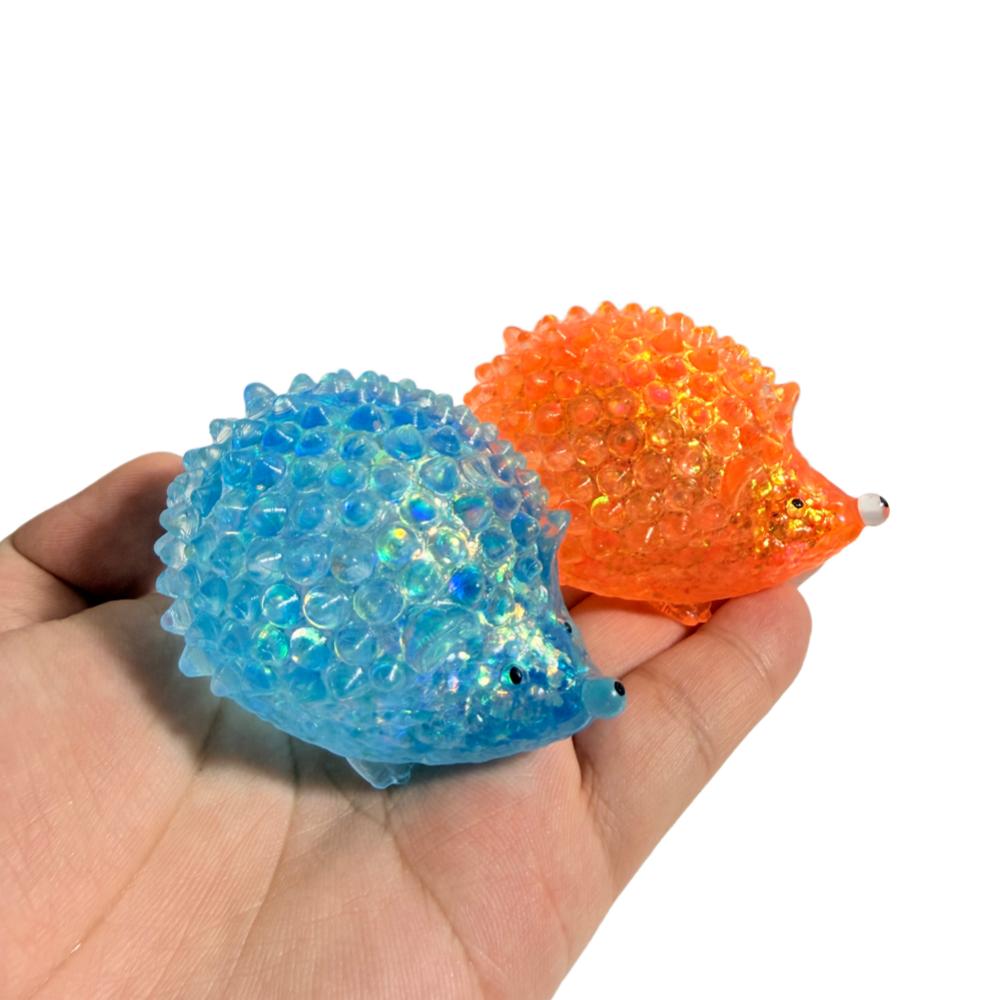 New Stress Relief Toy Blind Box Squishy Hedgehog Squeeze Toy Shining Desk Fidget Toy For Friend Christmas Party Gift