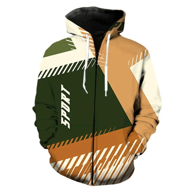 3D Colourful Letter Graffiti Print Hoodie Men's Sweatshirt Hooded Sweatshirt Fashion Pullover Hooded Sweatshirt