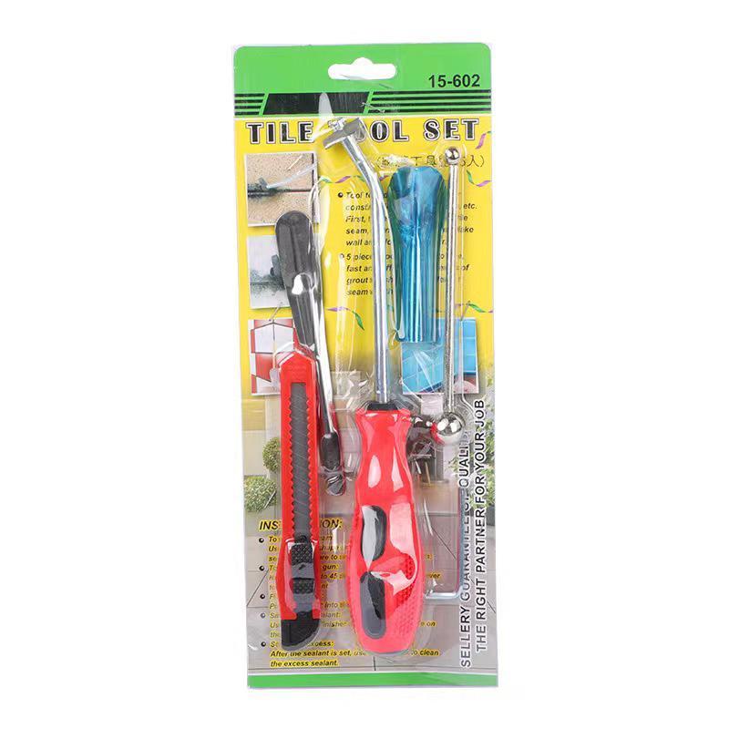 Labor-Saving Double-Tube Manual Tile Grout Gun