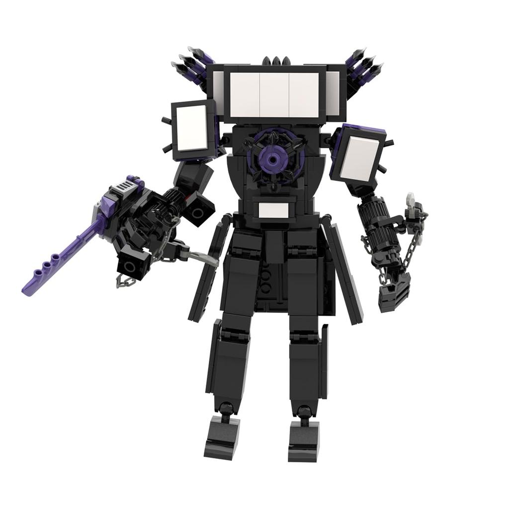 2024 Edition Skibidi Toilet Building TV Skibidi Toilet Skibidi Toilet Internet Anime Collectible Anime Building Great Gift for Halloween Game Fans TV