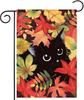 Morigins Harvest Fall Maple Leaf Welcome Autumn Cat Garden Ag Double Sided Outdoor Yard Decorations 12.5 * 18 Inch ZZJ LLG GGO