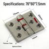 304 Stainless Steel Heavy Duty Industrial Flat Opening Thickened Mechanical Equipment Load-Bearing Hinge