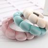 Solid Color Cloud Sponge Headband Washing Scrunchies Puffy Headband Washing Face Makeup Shower Skincare Hair Band