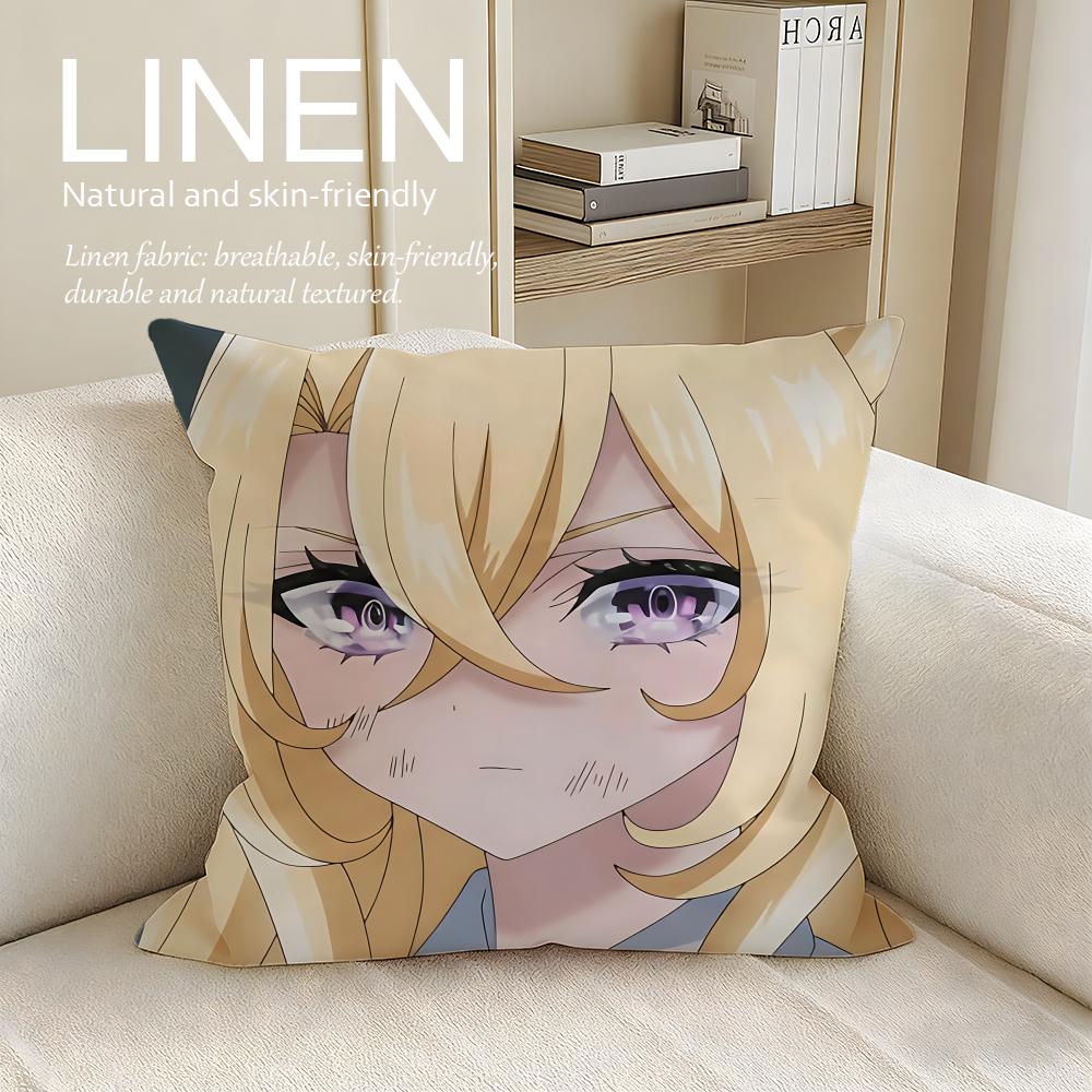 

Playing Death Games to Put Food on the Table Cushion Cover Linen Decorative PillowcaseBreathable Washable Sofa Cushion Cover 30X30cm