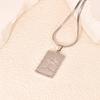 Coconut Tree Pendant Stainless Steel Snake Chain Necklace - Cool Versatile Style