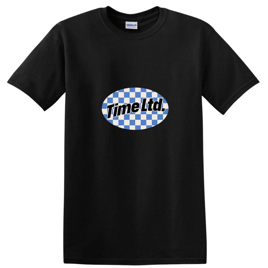 Time Ltd Graphic Checkerboard Pattern T Shirt Retro Style Casual Tee XL