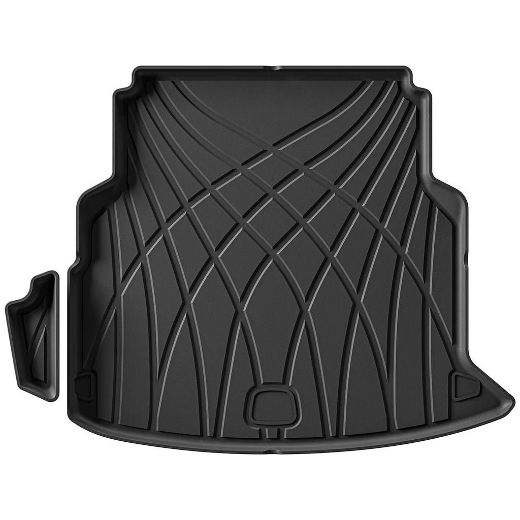 For Benz E-Class 2024 2025 TPE 3D Car Cargo Liner Trunk Pad Waterproof Protective All Weather Black