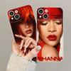 R-Rihanna Popular Singer Star Shockproof Silicone Clear Case for iPhone 17 16 15 14 13 12 11 Mini Pro Max Plus Cover