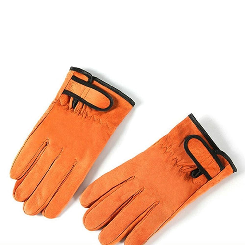 Comfortable Gardening Safety Gloves Flexible Driving Gloves Leather Working Gloves  Farms