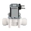 Plastic Electric Solenoid Valve 3 8in Quick Connector Normally Closed Solenoids ValvesAC220V