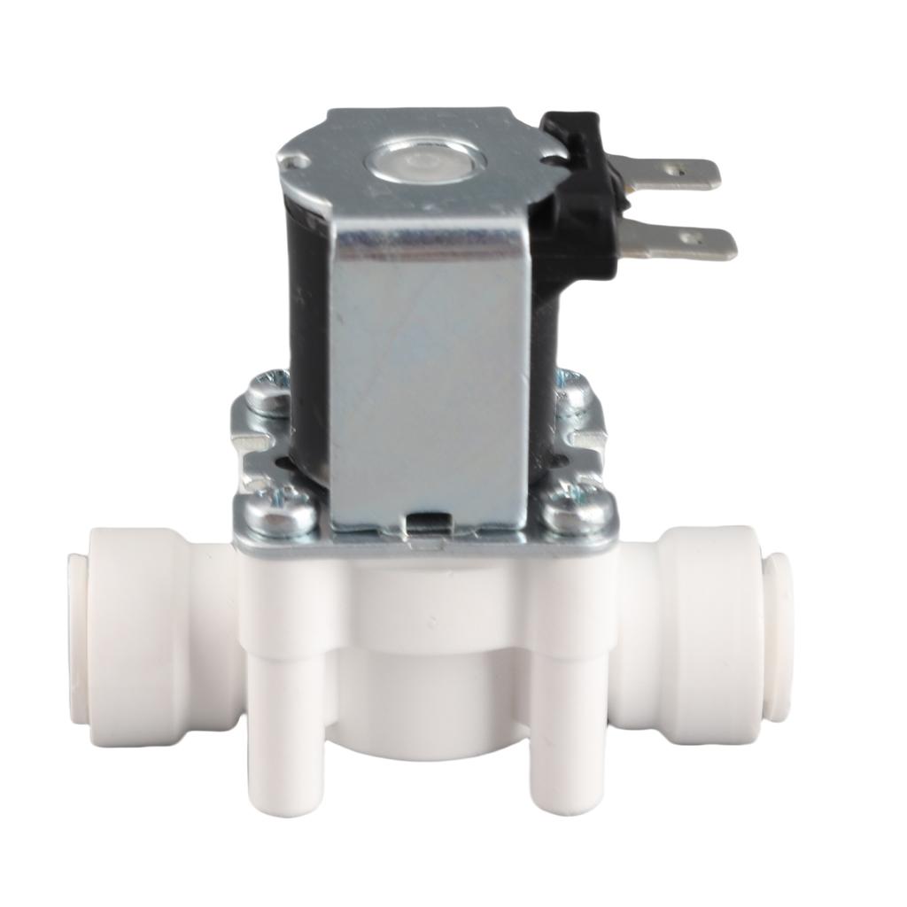 Plastic Electric Solenoid Valve 3 8in Quick Connector Normally Closed Solenoids ValvesAC220V