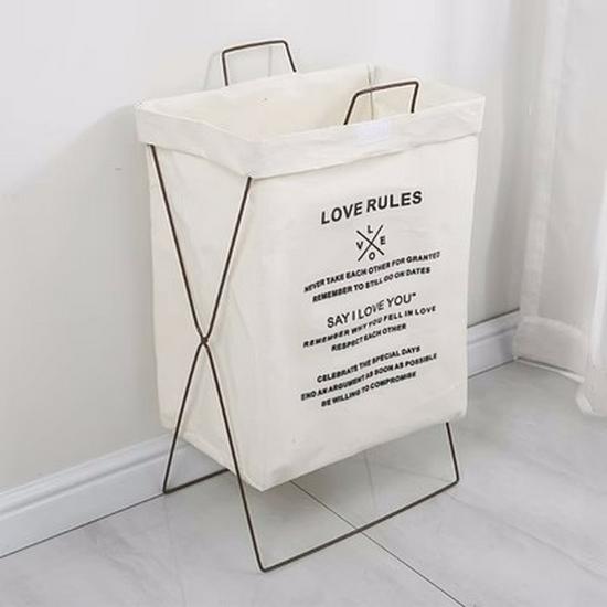 Large Waterproof Japanese-Style Foldable Fabric Laundry Hamper