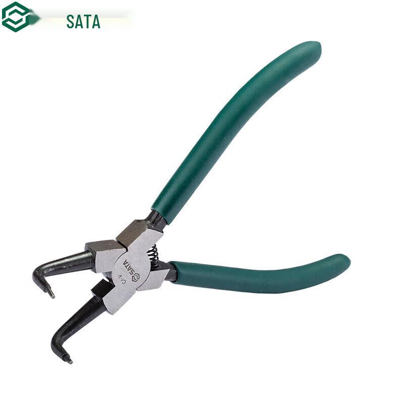 SATA German Style Internal Bent Nose Retaining Ring Pliers