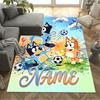 Soccer Fun Personalized Text Area Rug Suitable for Dining Room Hallway Bedrooms Outdoor Anti-slip Rug Office home decor