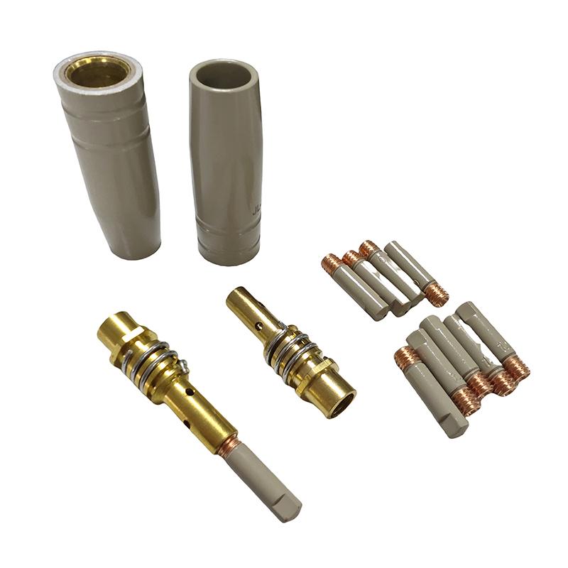 

14PCS Non-stick Welding Slag European Airless Gas Protection Machine Protective Sleeve 15AK New Coating Protection Nozzle 0.8mm