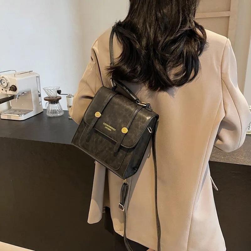 Travel Backpack New Retro Backpack Versatile Multi-functional Design Fashion Handbag Women's Backpack