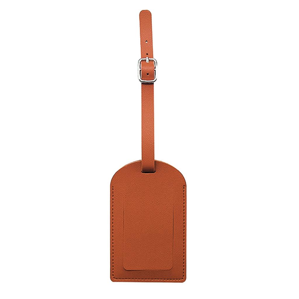 PU Leather Luggage Tag Light Soft Travel Accessories Travel Luggage Tag Boarding Pass Suitcase Tag
