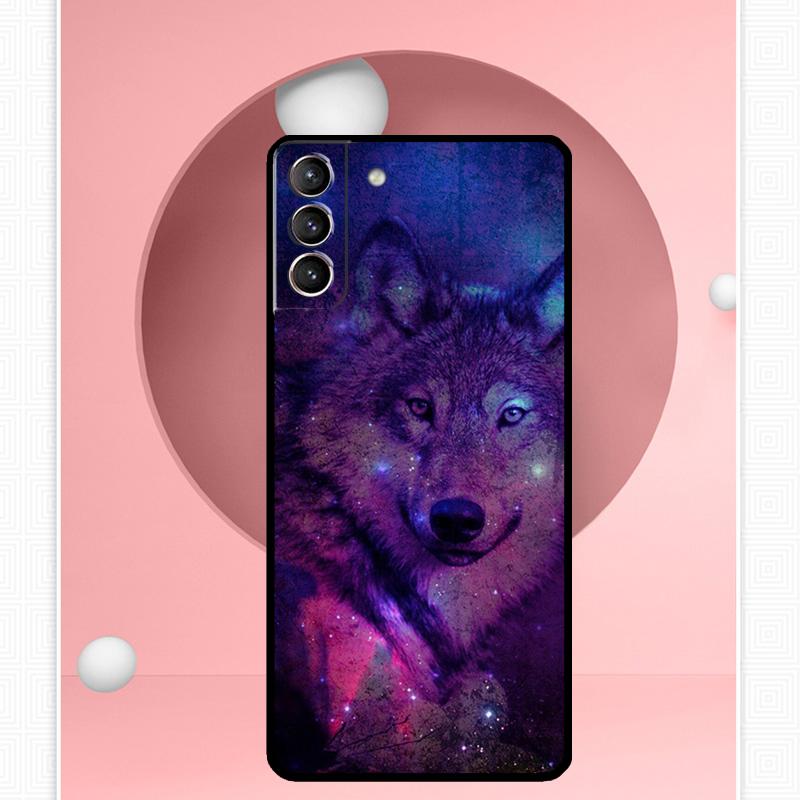 

Чехол для Samsung Galaxy S24 S23 S22 Ultra Note 10 Plus Note 20 S9 S10 S20 S21 FE с изображением волка, задняя крышка Galaxy S20 FE