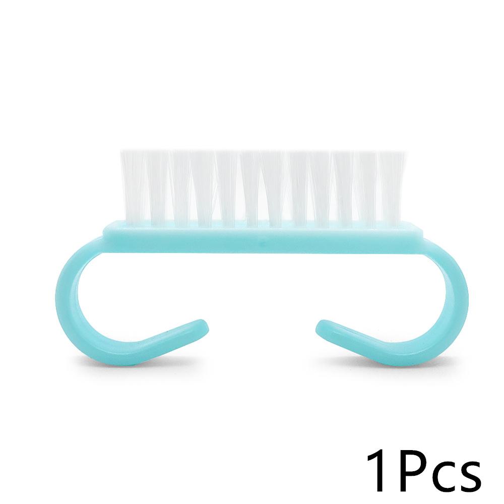 1Pc Nail Cleaning Brushes Manicure Pedicure Soft Hair Remove Dust Powder Hand Scrubbing Clean Brush For Nail Care Makeup