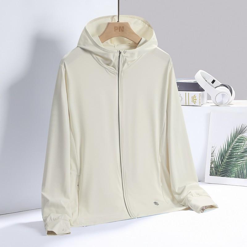 Men's Summer Hooded Lightweight Breathable Quick-Dry Jacket Thin-Fit Sports Outdoor Sun Protection Shirt