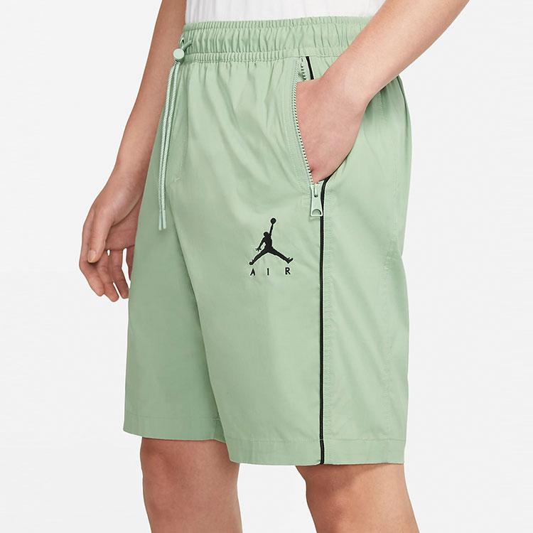 Jordan Jumpman Sports Loose Breathable Woven Shorts Men Bottoms Soft-Grey Green CK6818-006