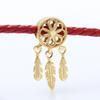 Spring 2022 Gold Dreamcatcher Tassel Necklace & Bracelet Set