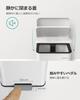 SONGMICS Trash Pedal with Large Stainless Steel Dust for Kitchen and Living Invisible Pet Mischief White LTB540W4002 Can, 40L, Type, Lid, Capacity,