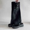 Roman Summer Clip Toe Sandals Fashion Trend Platform Flats Trouser Legs Boots Casual Dress Street Style Shoes