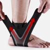 Pair of Sports Ankle Brace Prevent Injury Lightweight Breathable Black Ankle Support for Women Men