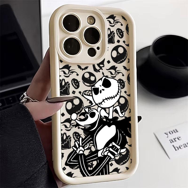 The Nightmare Before Christmas Jack Sally Skellington Case For Apple iPhone 17E 15 16 14 13 12 11 17 Pro Max Air Plus 16E Cover