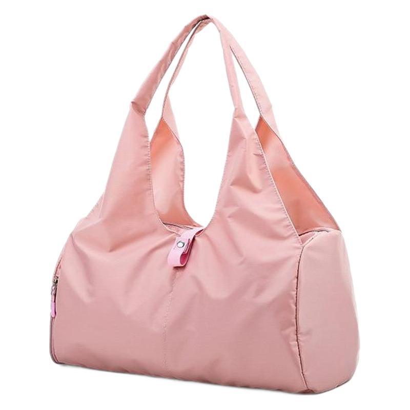 Women's Wear-Resistant Travel Sports Bag with Luggage Strap and Wet/Dry Separation