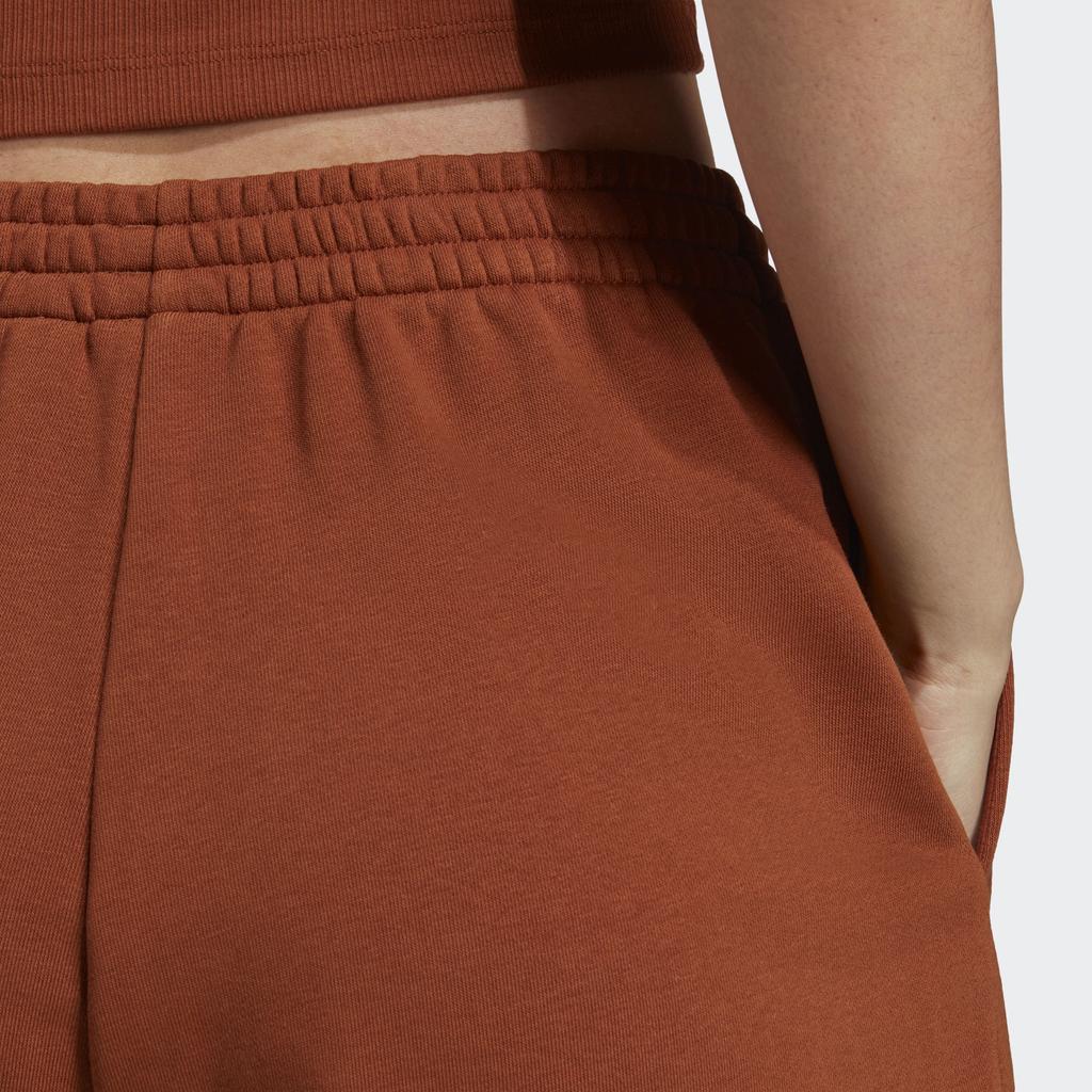 Adidas Originals Solid Color Sports Shorts Women shorts Brown IL9619