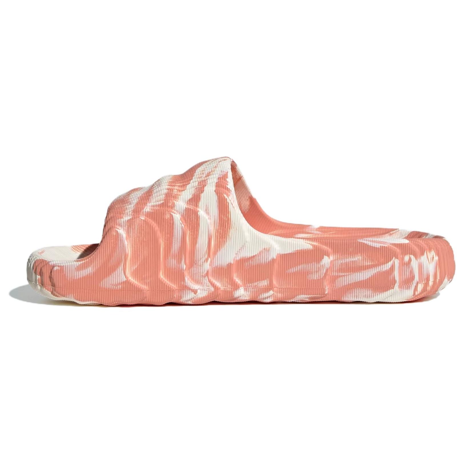 

Adidas Adilette 22 Slides Wonder Clay Earth Strata Мужские кроссовки Pink Wonder-White ID7809