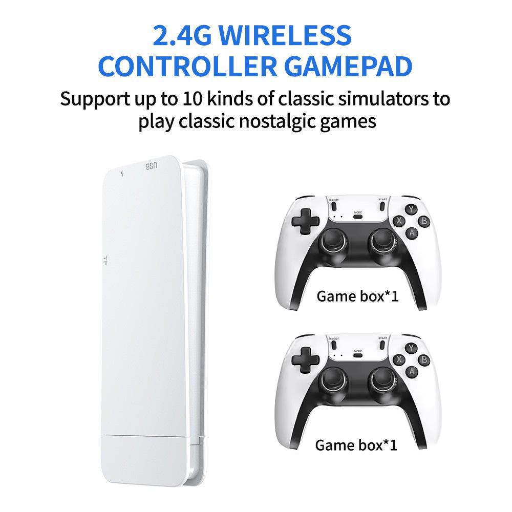 Crossm15 Retro HD 4K HDMI Wireless Dual-Player Arcade Game Console