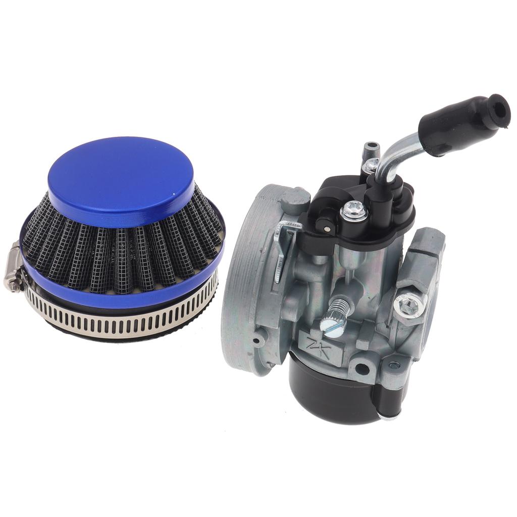 19mm Racing Carburetor with 58mm Air Filter for 2 Stroke Motorized DIrt Pit Pocket Bike 49cc 66cc 70cc 80cc