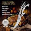 Multipurpose Strong Scissors High Stainless Steel Chicken Scissors Ultra Sharp Scissors Fish Chicken Bone Scissors Kitchen Tools