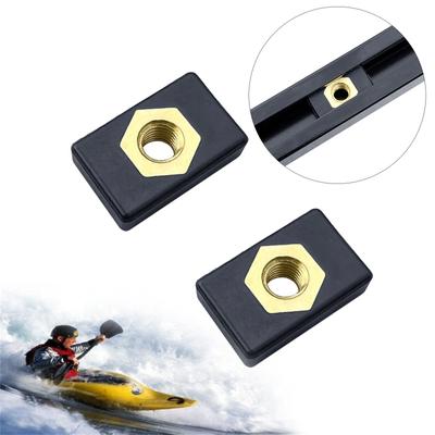 6mm Kajak Schienenprofil Schiebemutter Angelrutenhalter Montagebasis Schiebemutter für Kajak Boot Mariner Schienenprofil