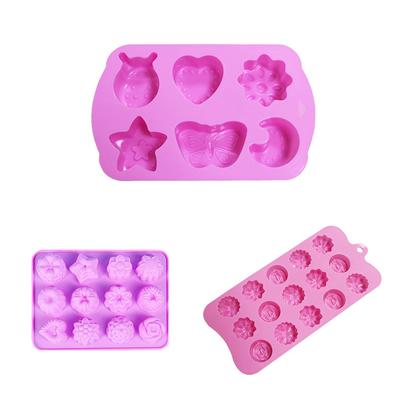 Molde de Silicona 3D Flor Rosa para Pudín de Gelatina, Fondant, Chocolate, Decoración de Pasteles, Bandeja para Cubitos de Hielo, Cera para Velas, Jabón
