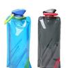 700ml Reusable Foldable Flexible Water Bottle Pouch Bag Camping Hiking Tool