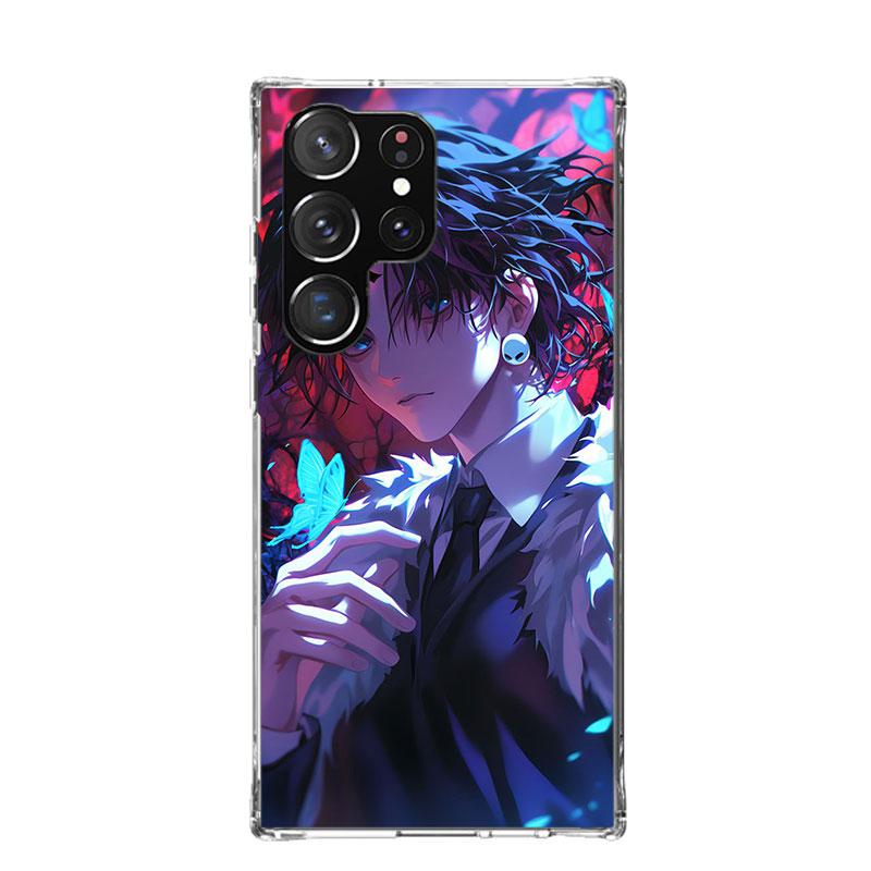 Huner X-Hunters Chrollo Shizuku Phone Case For Samsung Galaxy S26 Ultra S23 S24 S25 Edge S20 FE S21 S22 Plus Soft Print Shell Co