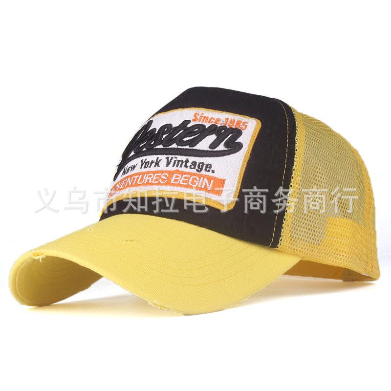 New Patch Mesh Cap Baseball Cap Fashion Men's and Women's Cap Hot Sale