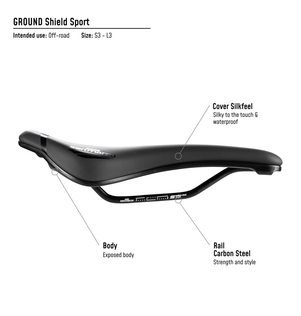 Selle Sanmarco Ground Shield Sport Narrow