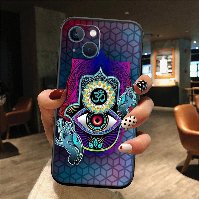 

Hamsa Hand Amulet Psychedelic Case for Samsung M06 M15 M16 M35 M55 M56 A36 A42 A50 A50S A51 A52 A32 A33 A05 A05S A06 A16 A20 Galaxy A20